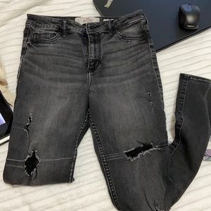 Hollister ripped jeans